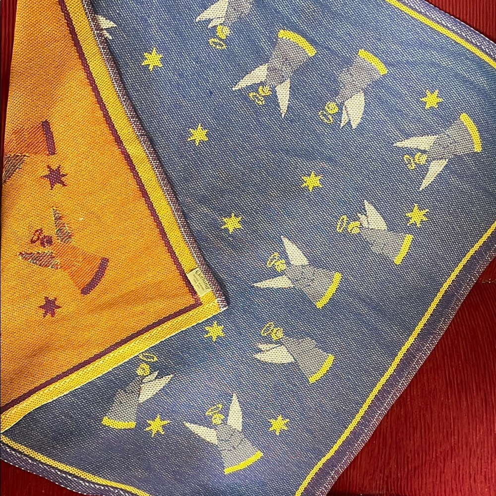 Swedish Throw or baby blanket. 29” x 29”